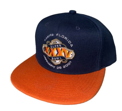 Super Bowl XXXV Ravens vs Giants Snapback Adjustable Hat Cap
