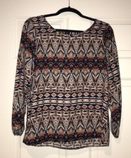 ladies 3/4 sleeve tops