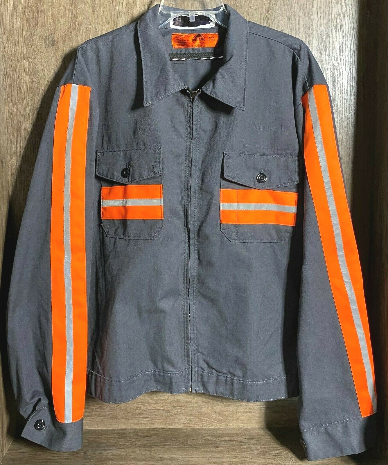 red kap reflective jacket