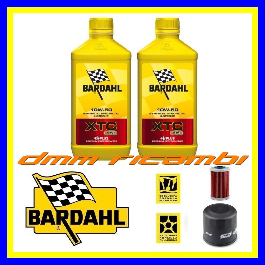 Kit Tagliando KTM LC4 640 ADVENTURE 02 + Filtri Olio BARDAHL XTC C60 10W50 2002