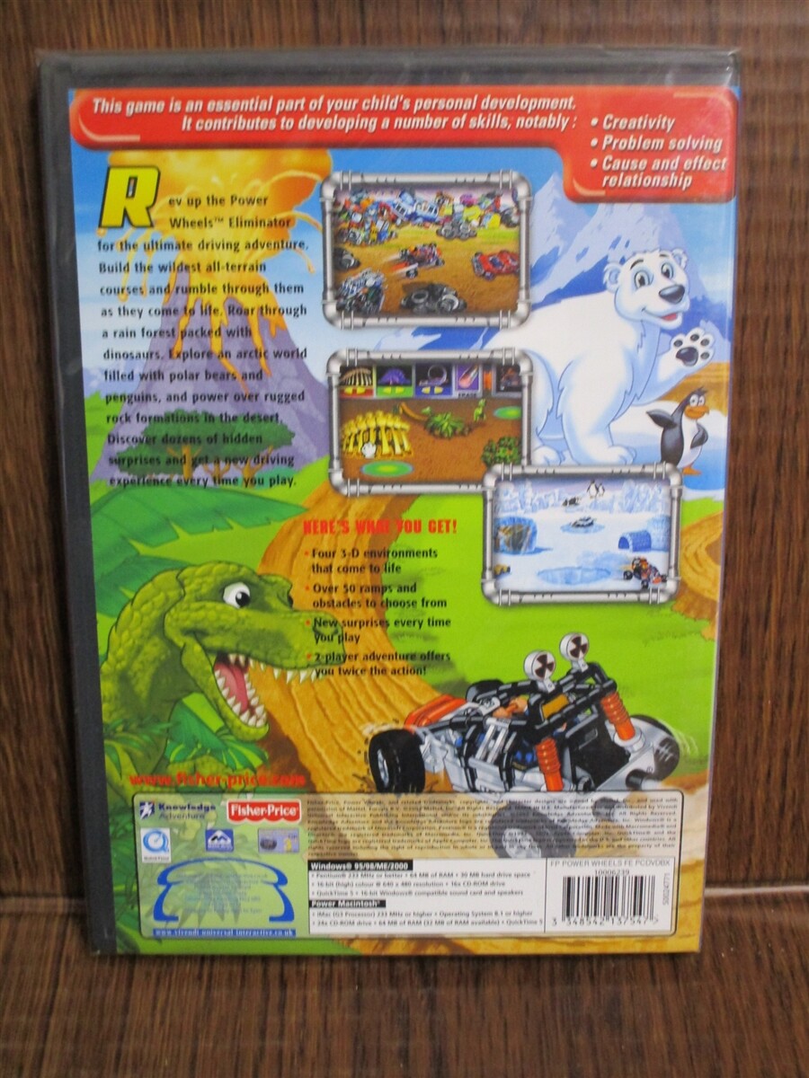 Video Game PC Wholesale Lot of 10 Off Road Adventure Power Wheels Fisher Price