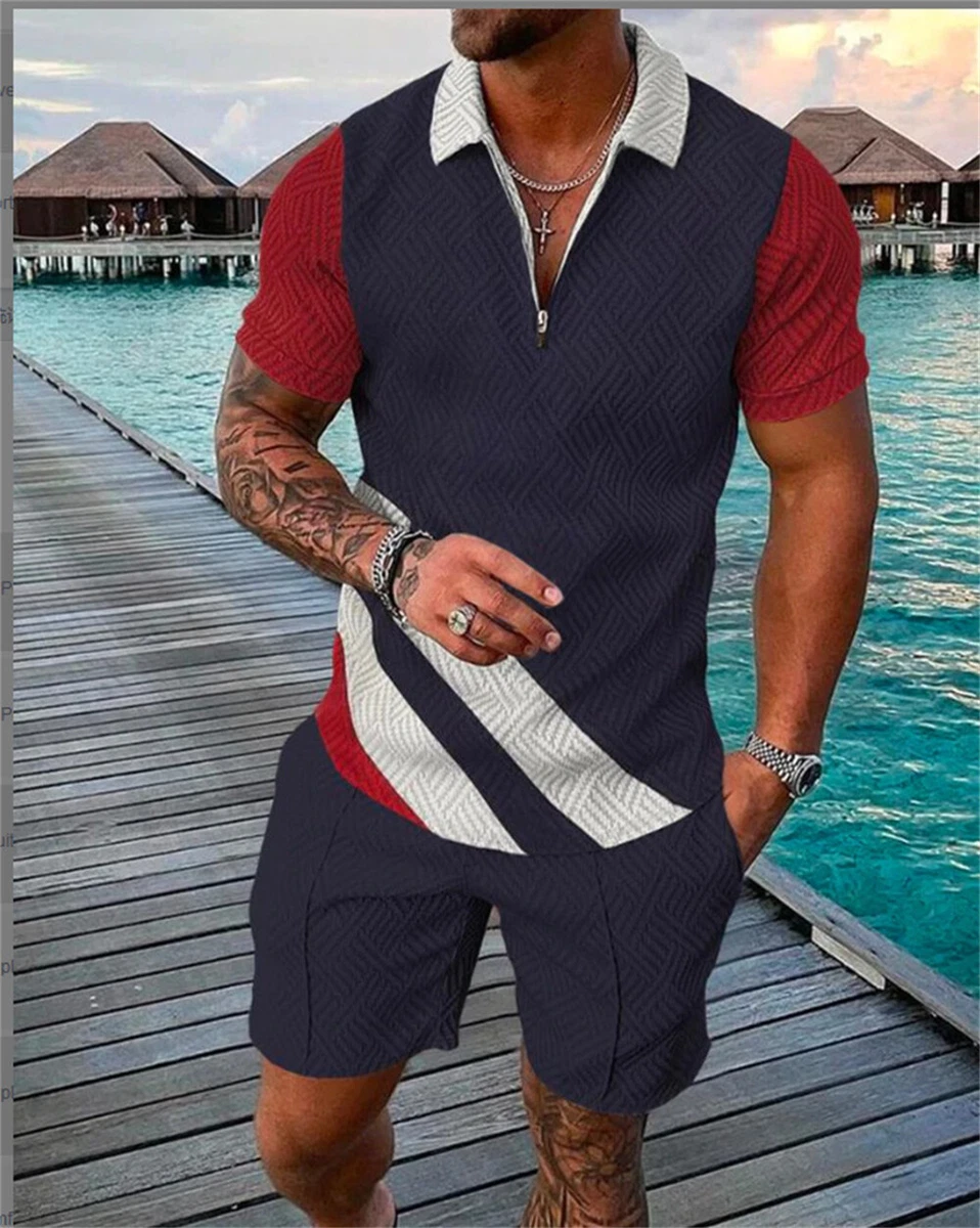 Vest with short sleeve polo cheap