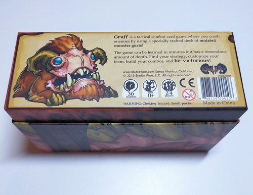 2015 Gruff Card Game by Studio Woe - Tactical Combat Game - - Picture 7 of 7