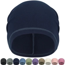 Thin Fleece Skull Cap Winter Skull Cap Beanie Hat Windproof Warm for Men Women