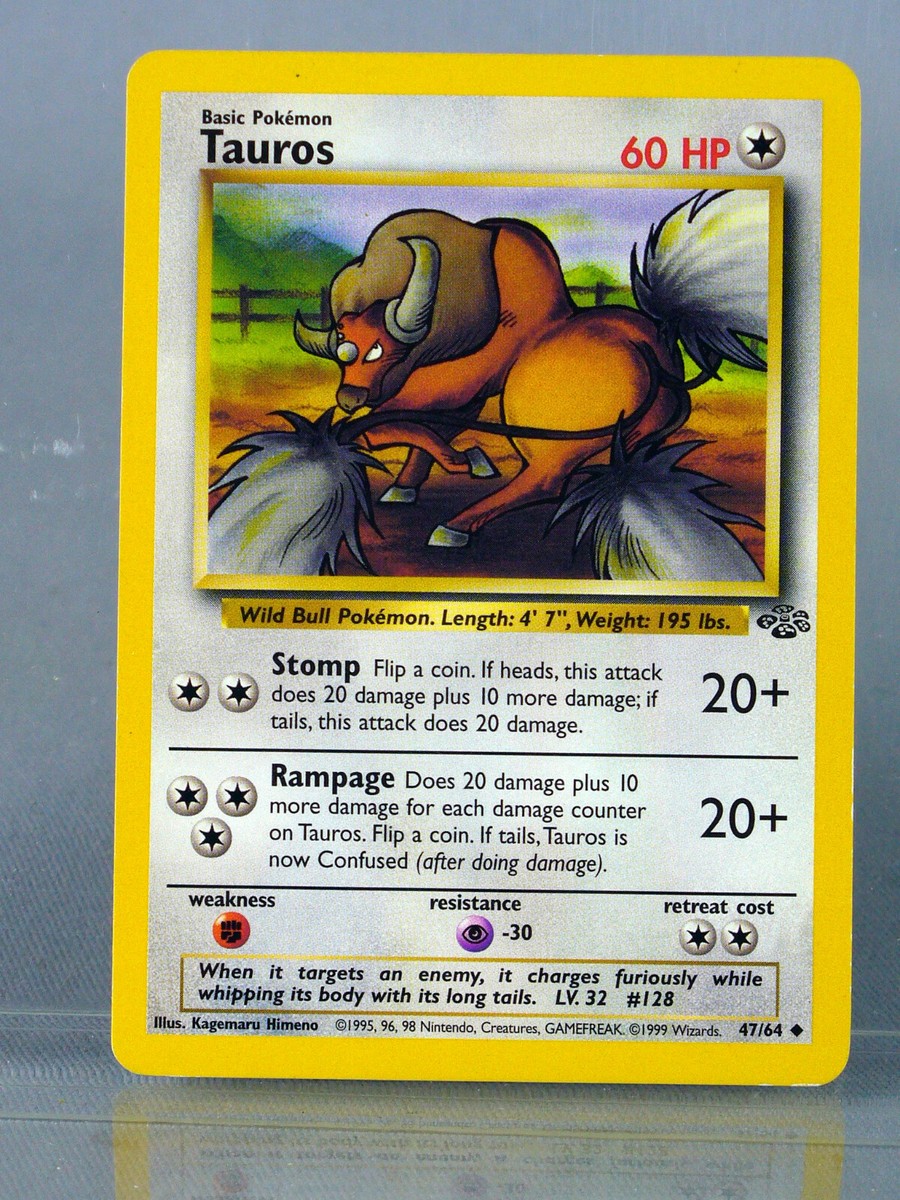 pokemon card tauros (Fantastical Parade #224/234, 1-Star Shiny) Colorless Take Down (80) This Pokmon also does 30 damage to itself Pokemon Card - Crown Zenith