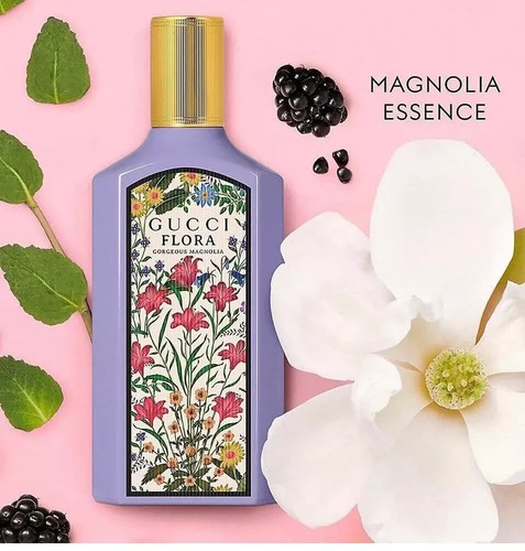Gucci Flora Gorgeous Magnolia EDP Spray 3.3oz Eau De Parfum Perfume New & Sealed