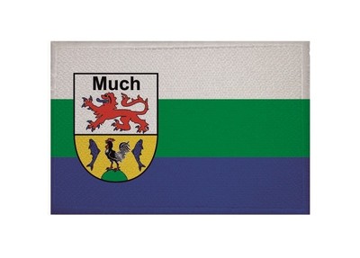 Aufnäher Much Fahne Flagge Aufbügler Patch 9 x 6 cm