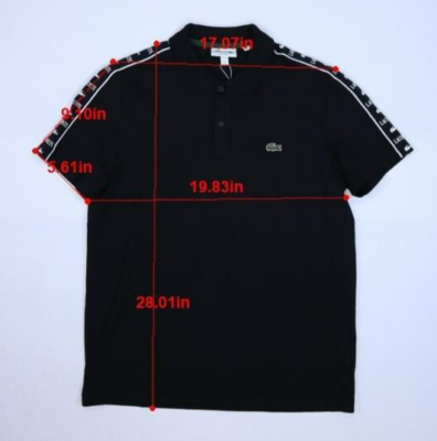 新品　BRIEFING CE LOGO TAPE POLO RELAXED Polo T Shirts Men Zipper Collar 2 Tone White Trim Casual