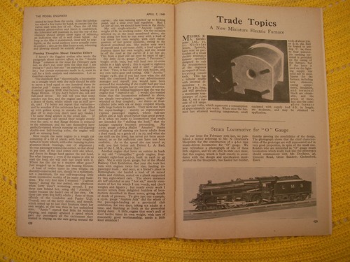 Vintage Model Engineer Magazine 7th April 1949 Trains Boats Cars etc. - Picture 8 of 8