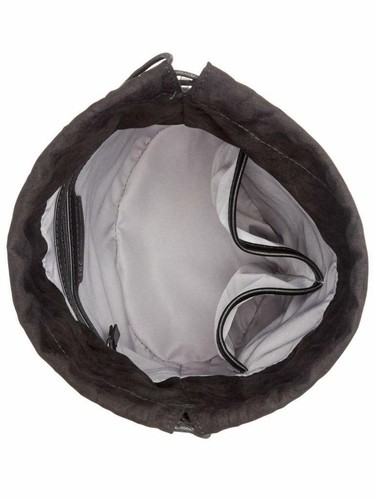 INC International Concepts Ajae Black/White Basket Weave Bucket Bag - NWT - Picture 2 of 5