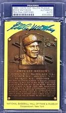 Eddie Mathews Cards and Autographed Memorabilia Guide 43