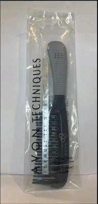 AVON Detangling Comb 8.5  Gray Rubber Handle Advance Techniques Vntg *Plz Read
