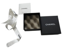 Chanel Jewellery Box  7cm x 7 cm x 4cm Chanel Gift Box ,Chanel Box and ribbon