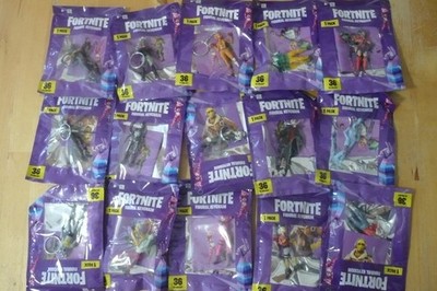 Sambro PMI Fortnite Spiel Figuren 3D Schlüsselanhänger Keychain Epic 15er Paket