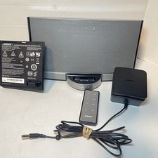 Bose Sounddock N123 Portable Digital Music System W/ Power Cable Remote Battery