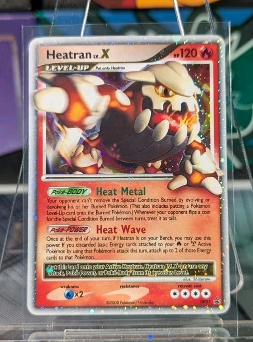 Pokémon Heatran LV.X DP31 DP Promos Holo Promo Card 120 HP Level Up