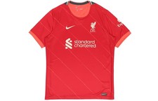 Nike 2021-2022 Liverpool Home Fan Edition Football T-Shirt