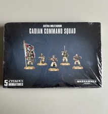 Warhammer 40k Cadian Command Squad Imperial Guard WH40k Games Workshop OOP NIB