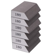 6pcs Sanding Sponge Blocks 180# (600-800 Grit) Sanding Block, 4"x2.8"x1"
