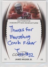 2014 Leaf Trinity Inscription Bronze 26/35 James Wilder Jr #DI-JWJ Auto 1d3a