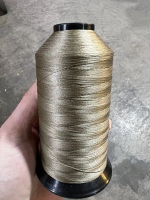 Shade Lt Tan Nylon Thread 8Oz Made in USA by A&E T30 Bonded Nylon - Image 1 of 2
