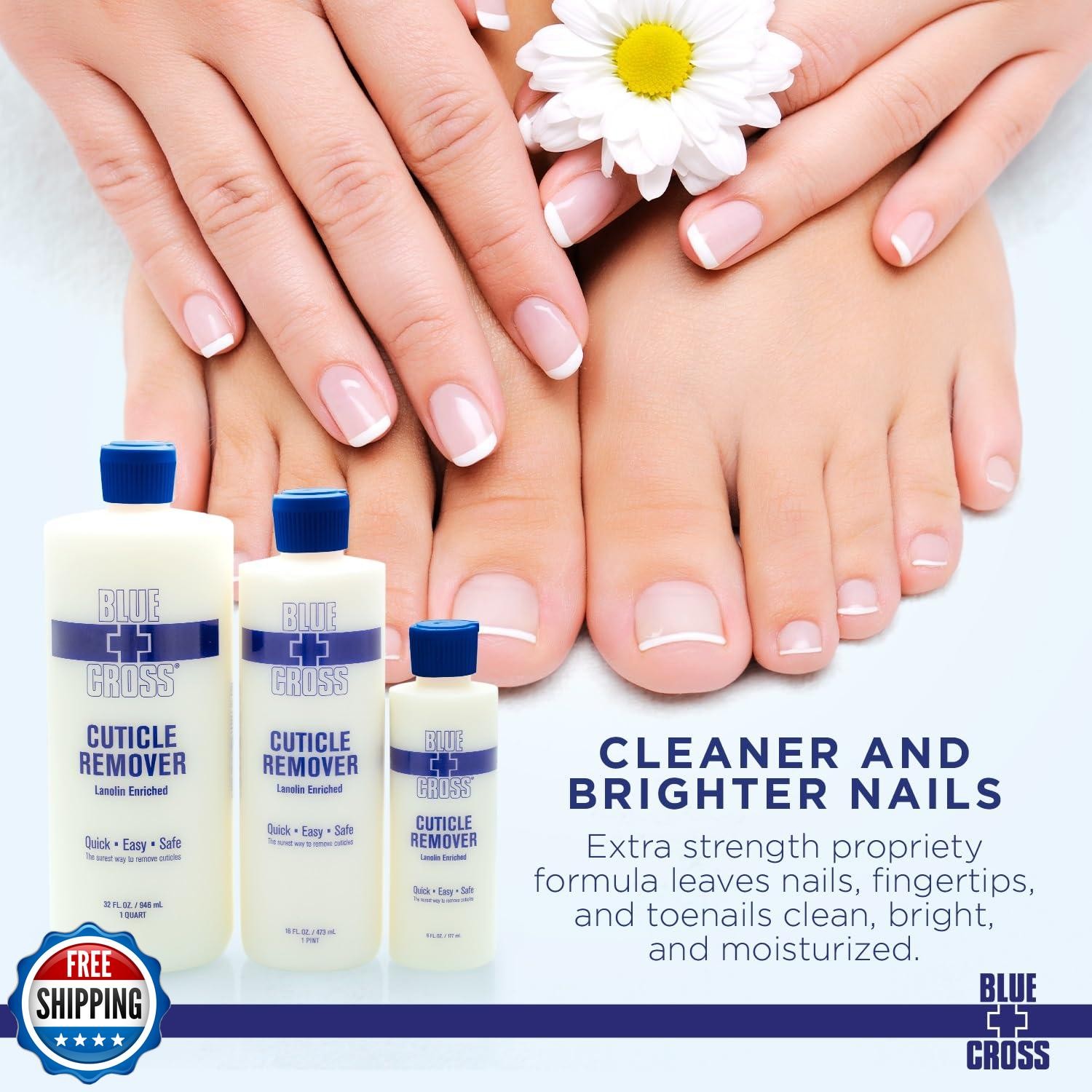Cuticle Remover and Softener Liquid for Nails – Blue Cross Professional Nail 
