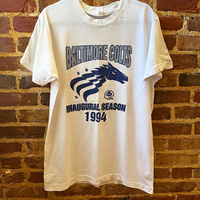 Vintage Baltimore Colts 1994 CFL Inaugural Season T-Shirt (Size XL)