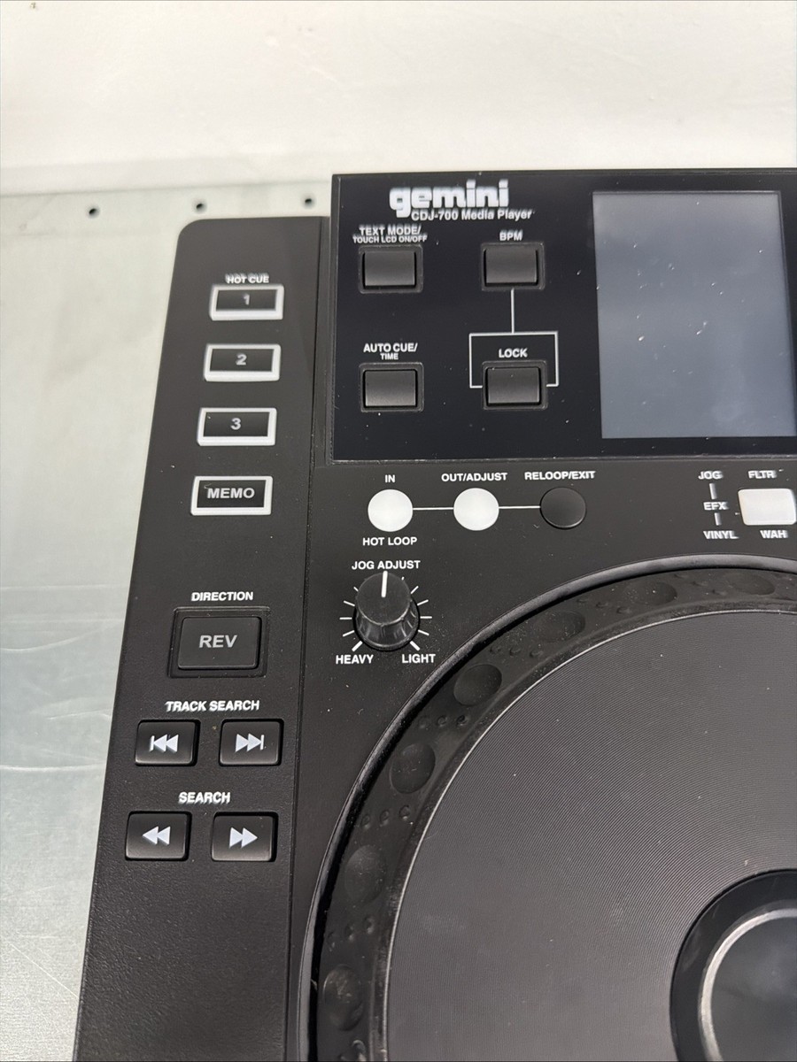 GEMINI CDJ-700 MEDIA PLAYER - TESTED - OPEN BOX - READ! | eBay