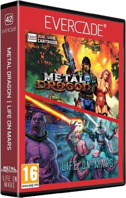 Evercade Metal Dragon/Life on Mars Collection Cartridge 42 - Brand New