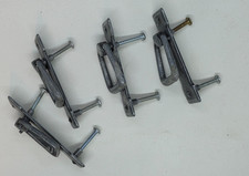 Ancien bouton vertical pour armoire à quincaillerie tiroir métal gris foncé poignées tirette