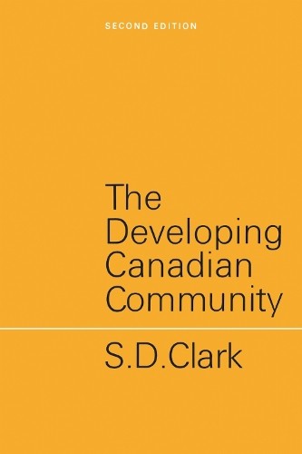 The Developing Canadian Community - 9780802061140