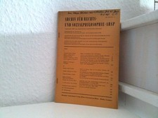 Archiv für Rechts- und Sozialphilosophie - A...