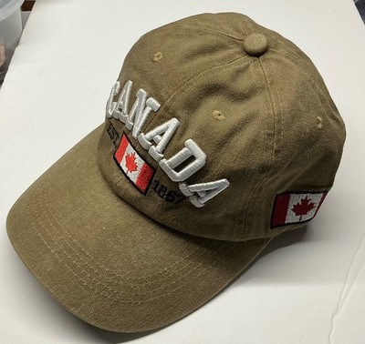 CANADA baseball cap hat Canadian Maple leaf flag adjustable 100% cotton Unisex