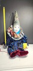 Vintage OOAK Silvestri Harlequin Clown Jester Doll-Porcelain Head, Artist Handma