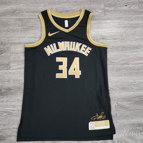 Nike Giannis Antetokounmpo Milwaukee Bucks Dri-FIT 2024 Jersey Size Medium NWT