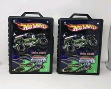 Hot Wheels Monster Jam Trucks In Travel Cases Mixed Lot of 28 1:64 Scale