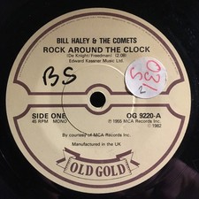 Bill Haley And His Comets - Rock Around The Clock (7", Mono, RE)