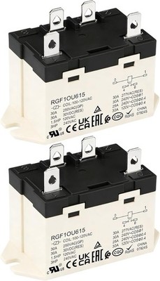 General Purpose Relay RGF1OU615 30A 100 120VAC Coil 4Pin SPST NO Contacts G7L