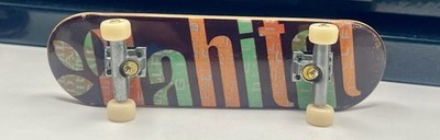 Vintage Tech Deck Habitat Fred Gall Green And Orange Logo Graphic 96mm ~Used