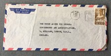 Nigeria 1963 Benin - used airmail cover to London UK with Michel No. 142