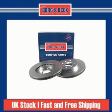 2x Brake Discs Vented For Honda Insight 1.3 Hybrid Borg & Beck Front 45251S06000