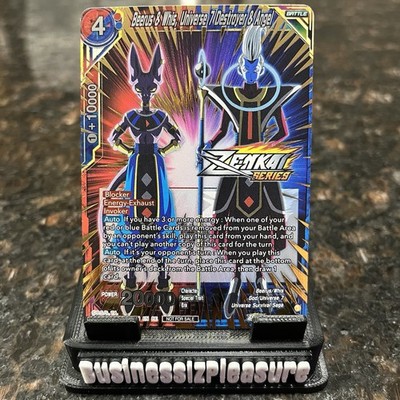 Beerus & Whis Universe 7 Destroyer & Angel Foil Dragon Ball Super Card Game | NM