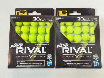 Lot of 2 Hasbro Nerf Rival Edge Series 30x High Impact Rounds 30 Count each NEW
