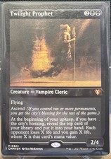 MTG Commander Masters Twilight Prophet Foil Etched (Mythic)
