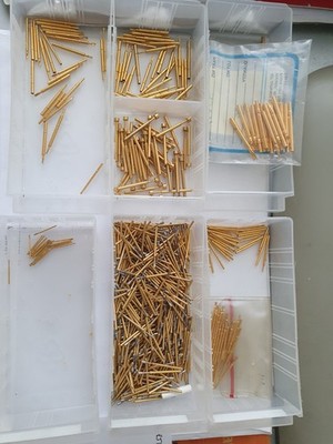 43x Harting Han Kontakte D-Sub vergoldete Kontakte GOLD 30mm Neu UK Ware