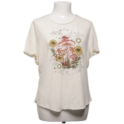 No Boundaries, T-shirt, Größe: 3XL, Beige, Print, Damen #nV5