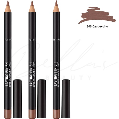 RIMMEL Lasting Finish 8HR Stay On Lip Liner Matita - 705 Cappuccino *CONFEZIONE DA 3* - Foto 1 di 3