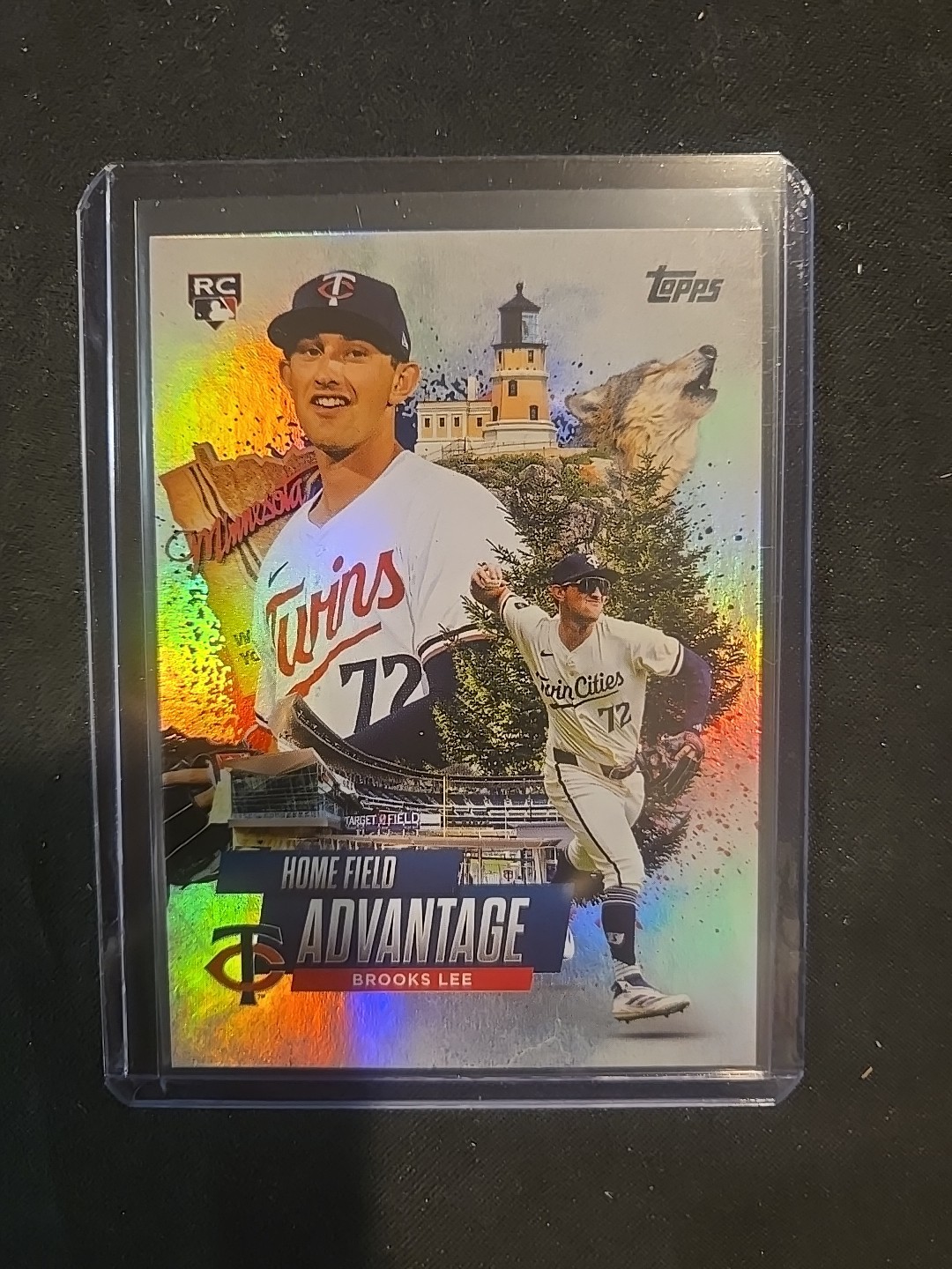 2025 Topps Series 1 Home Field Advantage HFA Brooks Lee RC HA-12