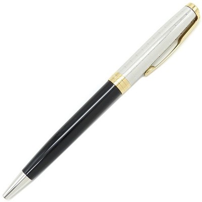 PARKER Kugelschreiber Sonnet Premium Metall & Schwarz CT Edelstahl Gold