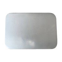 Teller Edelstahl Poliert 10X8Cm Kerzenhalter Kerzenteller Untersetzer Tischdeko
